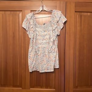 Pretty floral blouse by Grace and lace